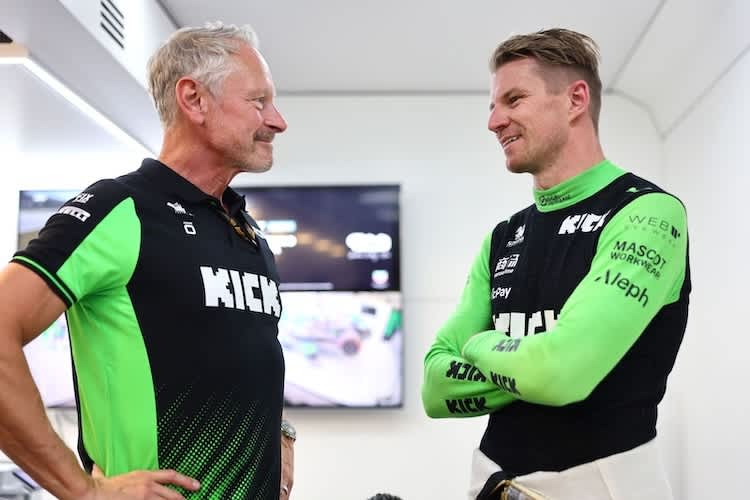 Jonathan Wheatley und Nico Hülkenberg