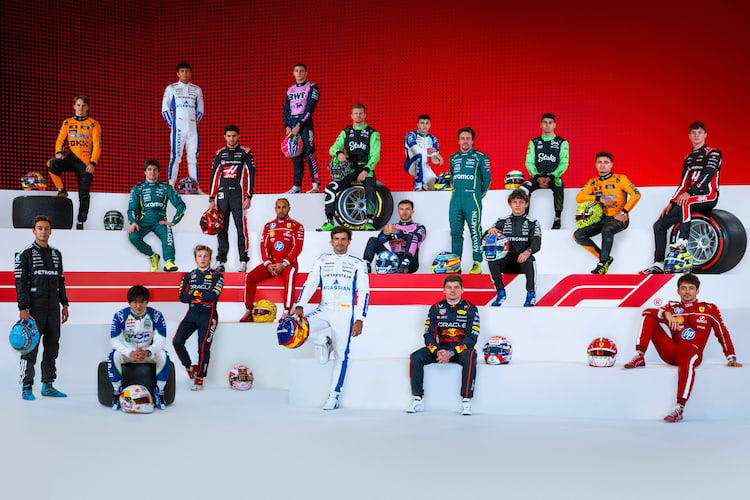 Die 20 Formel-1-Fahrer 2025