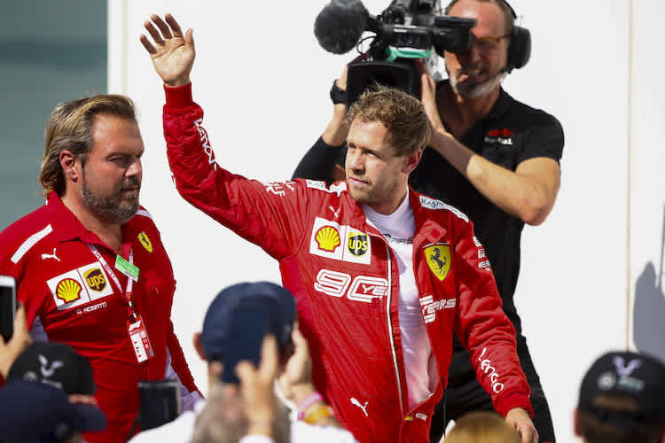 Sebastian Vettel in Montreal 2019