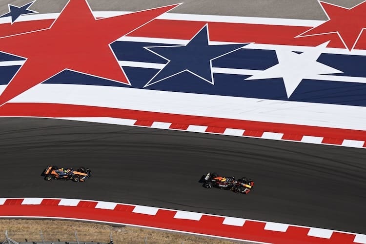 Max Verstappen und Lando Norris