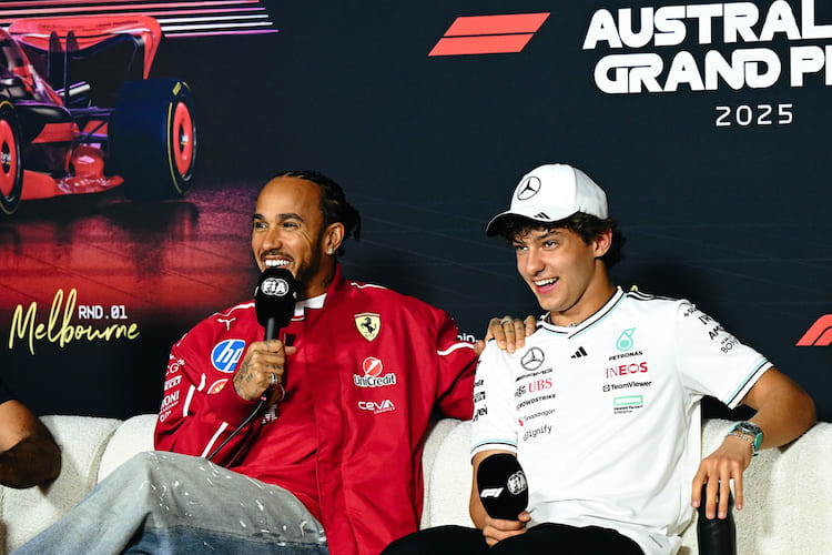 Lewis Hamilton und Kimi Antonelli