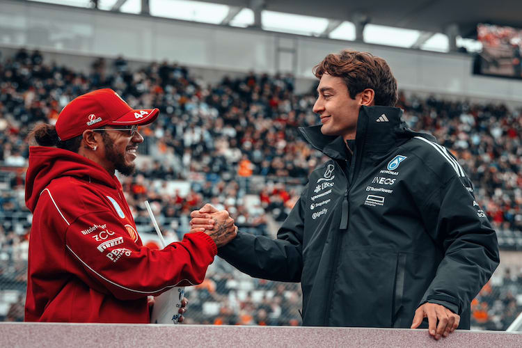 Lewis Hamilton und George Russell