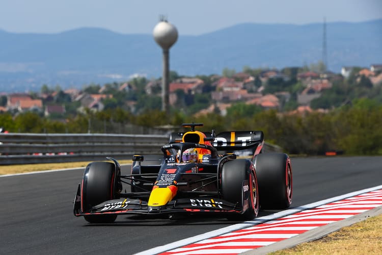 Max Verstappen auf dem Hungaroring