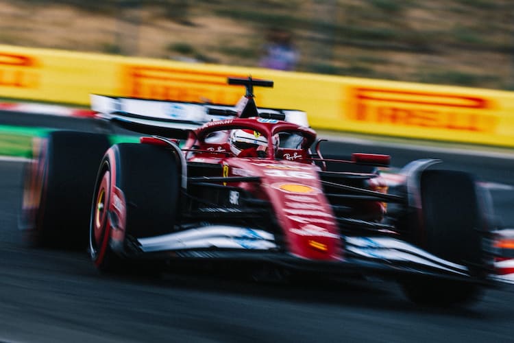 Charles Leclerc in Ungarn