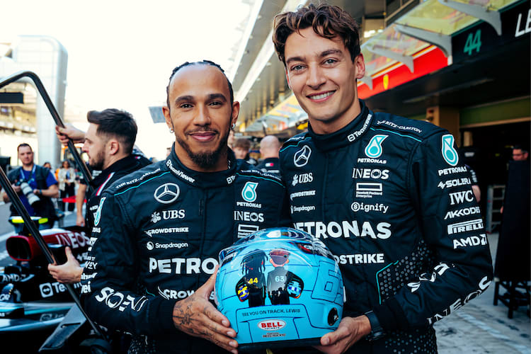 Lewis Hamilton und George Russell
