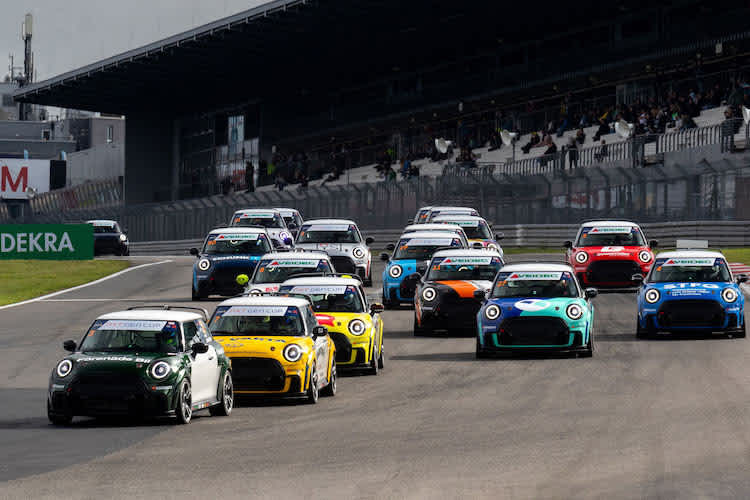 Der NXT GEN Cup startet 2024 dreimal in Deutschland, darunter zweimal bei der DTM