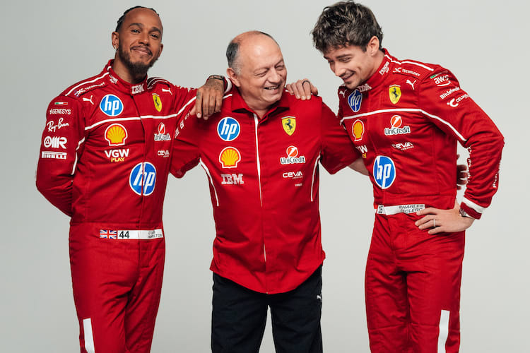 Charles Leclerc und Carlos Sainz in Brasilien