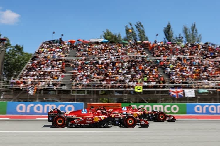 Charles Leclerc gegen Carlos Sainz