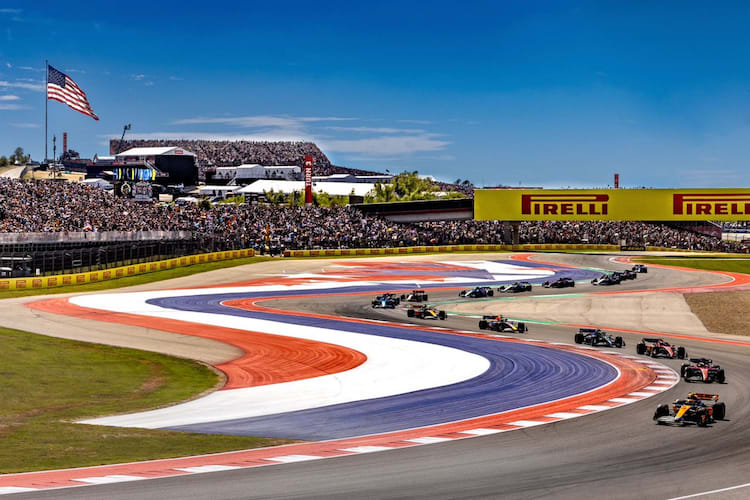 Die Fahrer müssen in Texas mit viel Wind rechnen