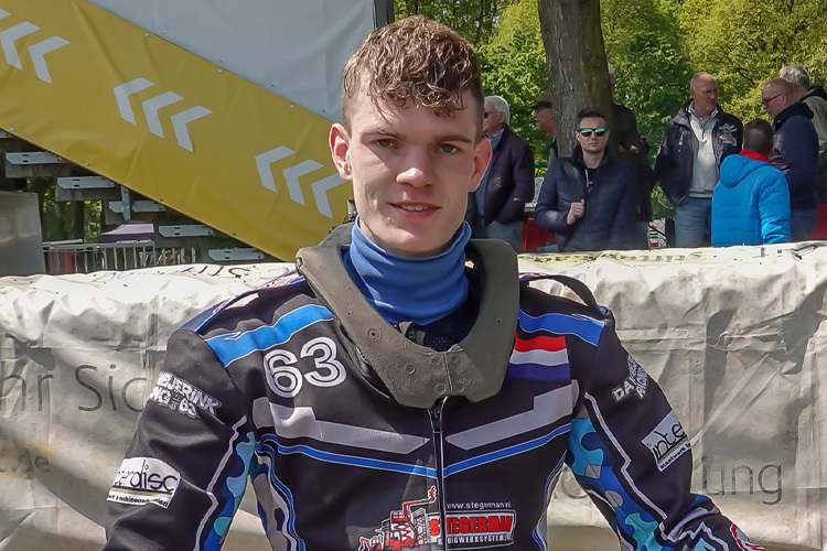 Dave Meijerink gewann die Dutch Open Grasstrack in Vries