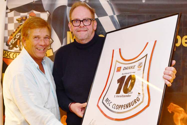 Burkhard Timme (links) und sein Nachfolger Lothar Koopmann