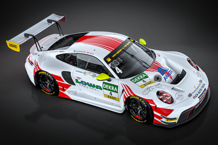 Der FACH AUTO TECH Porsche 911 GT3 R