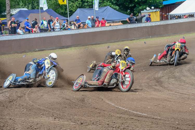 Die ersten Vier in Hechthausen: Meier/Siebert, Brandhofer/Mollema, Frederiksen/Grandt und Lorei/Düringer