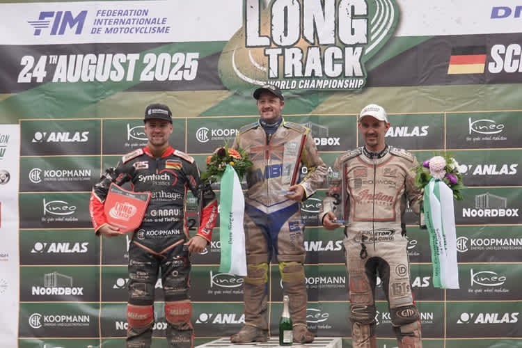 Chris Harris siegte vor Lukas Fienhage (l.) und Andrew Appleton (r.)