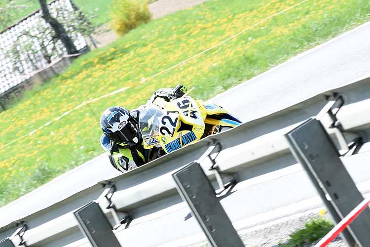 Trotz Leitplanken volles Risiko: Wolfgang Gammer in Landshaag