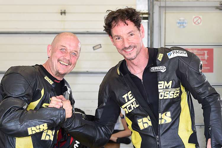 Markus Schlosser (re.) und Marcel Fries wolles es noch einmal wissen