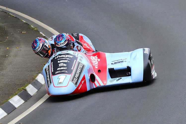 Birchall/Rousseau müssen bei der TT auf erstes Seitenwagen-Rennen verzichten