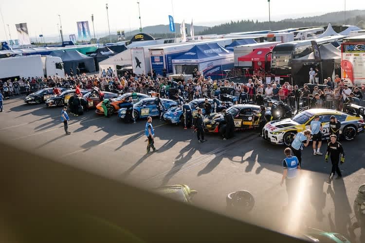 Die GT3-Boliden am Nürburgring