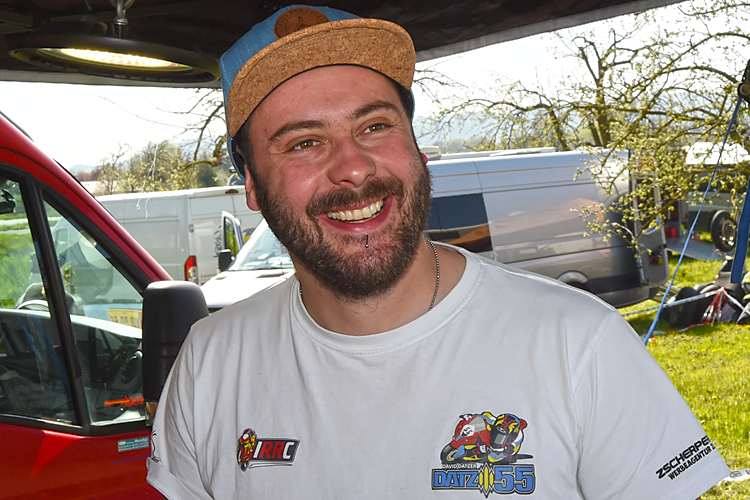 David Datzer wurde unverschuldet in einen Unfall verwickelt