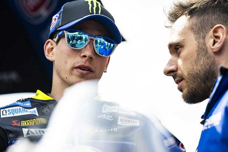 Niccolò Canepa (re.) gibt seine Langstreckenerfahrung an Andrea Locatelli weiter