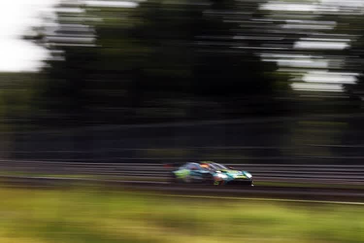 Antoine Potty verunfallte im Comtoyou Racing Aston Martin schwer