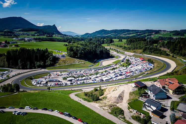Der malerisch gelegene Salzburgring