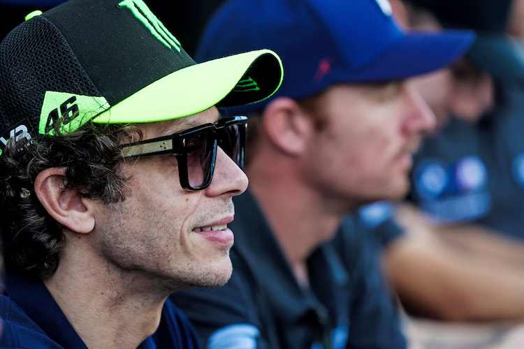 Der neunmalige Motorradweltmeister Valentino Rossi in Jeddah
