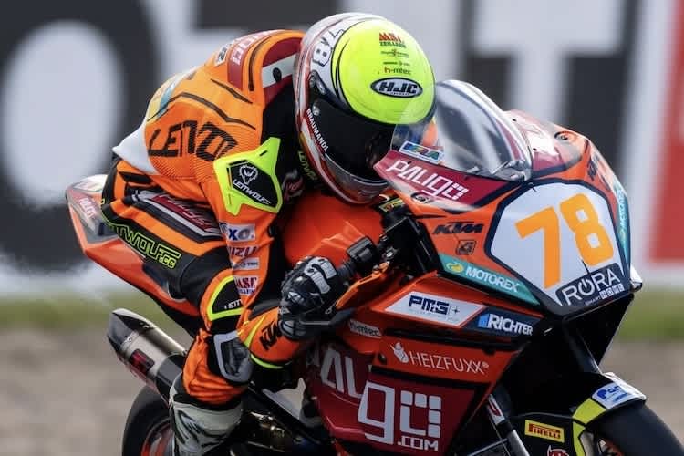 Jakob Rosenthaler konnte das erste Rennen nicht beenden