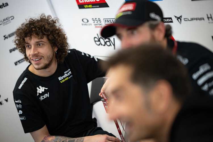 Marco Bezzecchi staunte selbst über sein Missgeschick