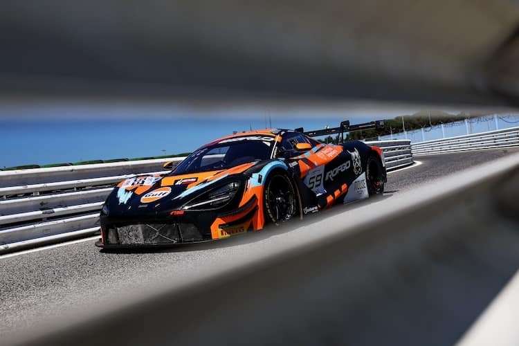 Marcin Kirchhöfer im McLaren auf Pole