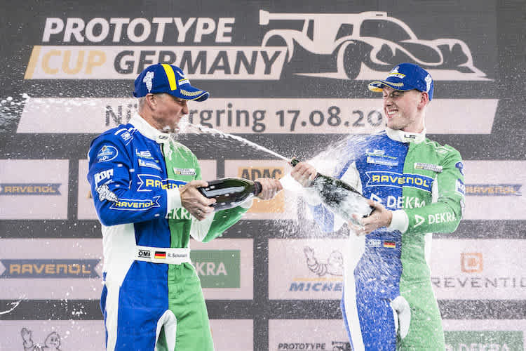 Große Freude bei Ralf und David Schumacher