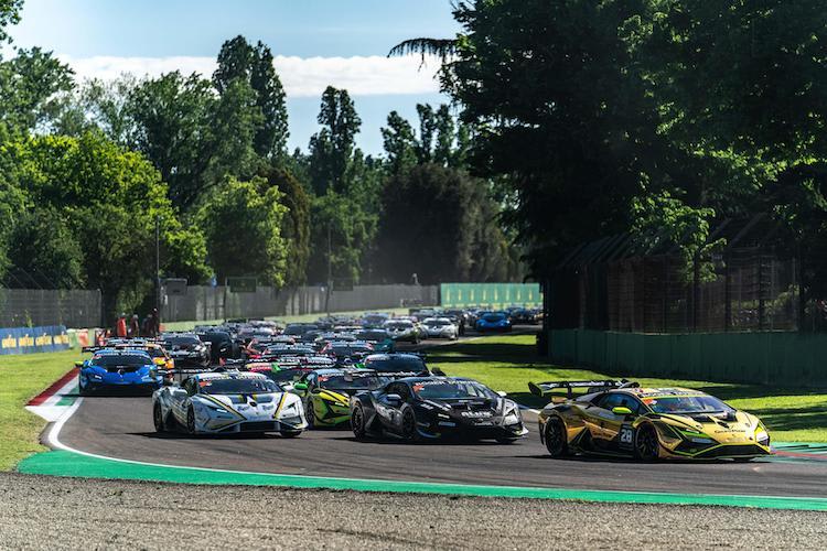 Die Lamborghini Super Trofeo Europe überzeugt mit einem riesigen Teilnehmerfeld