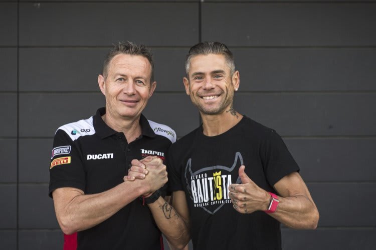 Marco Barnabo und Alvaro Bautista