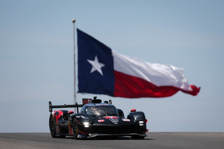 Ein Toyota GR010 Hybrid in Austin