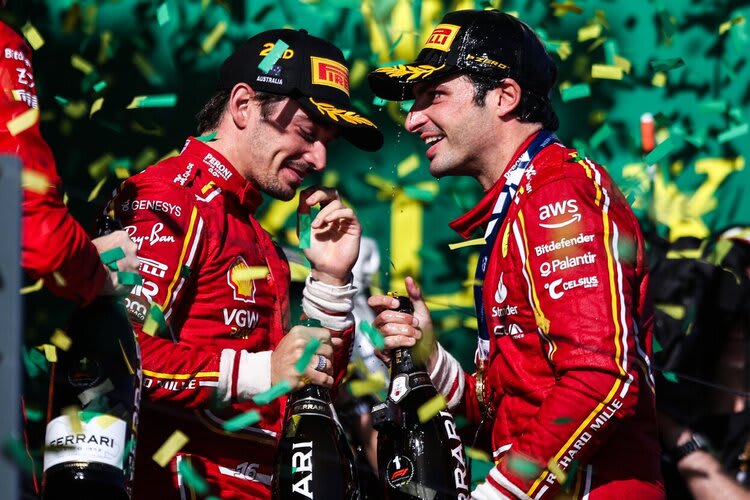 Ferrari hatte in Melbourne einiges zu feiern