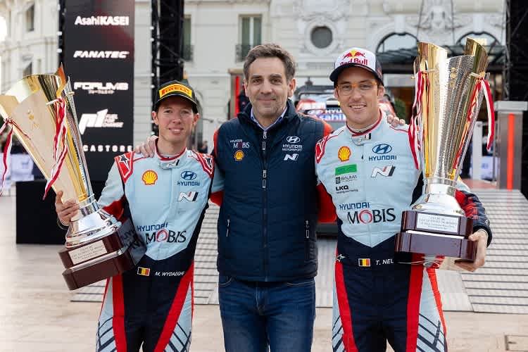   Martijn Wydaeghe, Cyril Abiteboul, Thierry Neuville