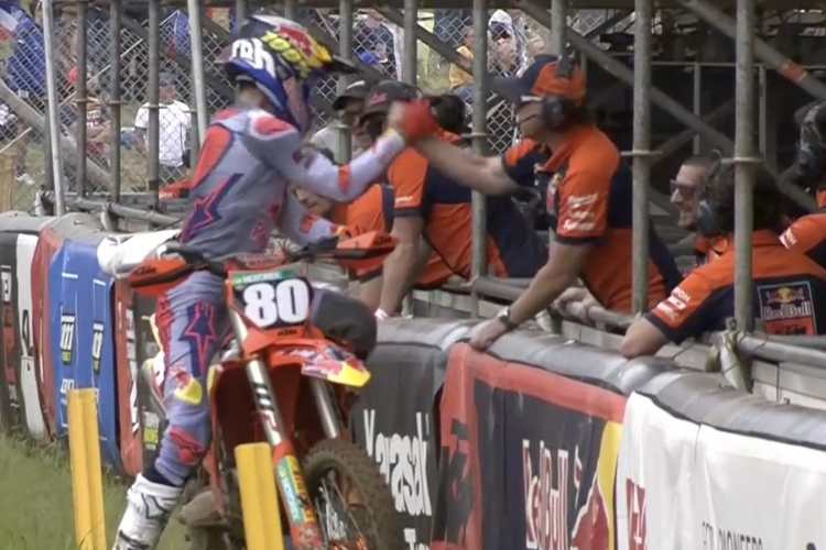 Andrea Adamo gewann das Qualifikationsrennen in Ernée