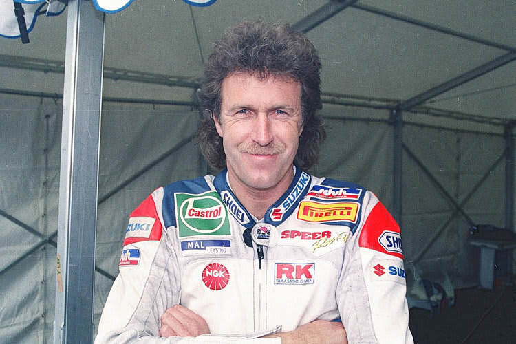 Der Schweizer Andreas Hofmann wurde 1985 erster Deutscher Superbike-Meister