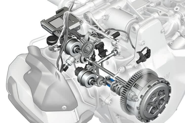 Bei der Konstruktion des neuen 1300er Boxers bereits eingeplant: Automatisierter Schaltassistent ASA