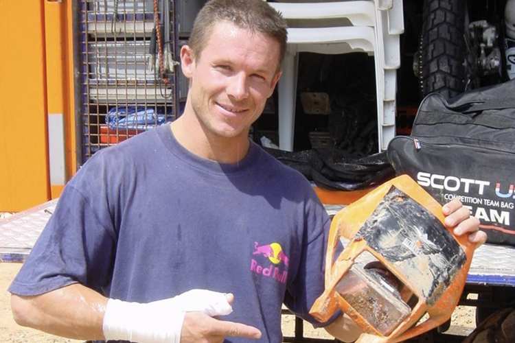 Felix Baumgartner fuhr selbst auch Motocross und Enduro