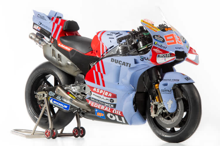 So sieht die Desmosedici GP23 von Marc Márquez für die Saison 2024 aus