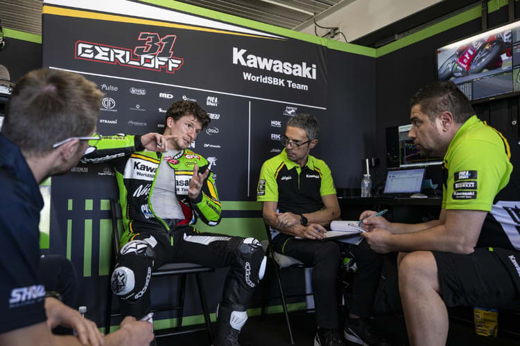 Garrett Gerloff muss seine Kawasaki ZX-10RR neu abstimmen
