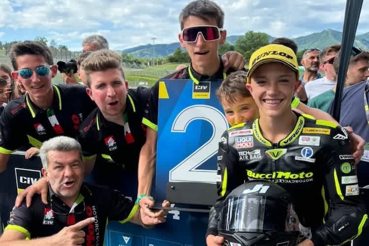 Der 15-jährige Lorenzo Pritelli ist nun Teil der VR46 Riders Academy