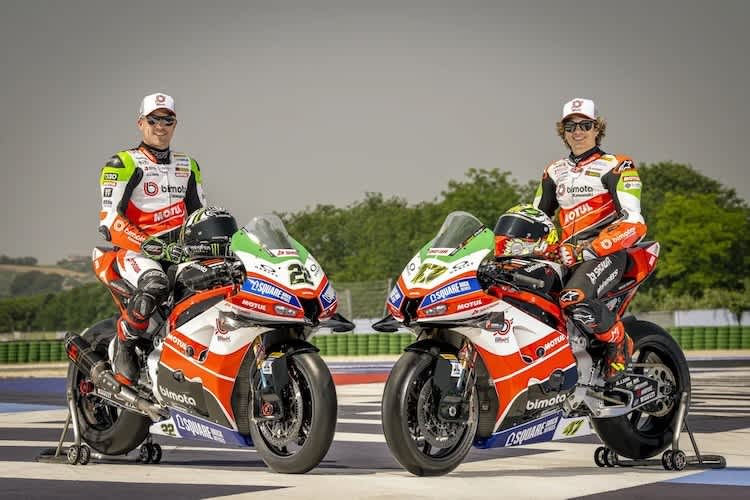 Beim Heim-GP in Misano wird Bimota mit einer speziellen Lackierung antreten