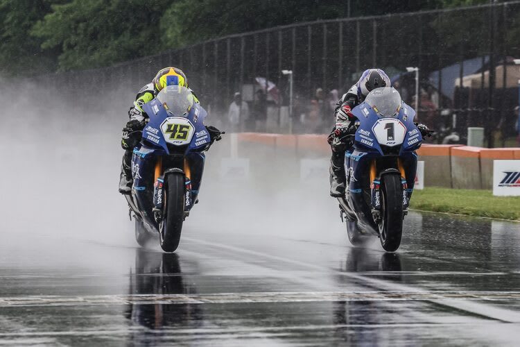 Petersen setzte sich gegen Gagne um 0,004 Sekunden zum Sieg in Lauf 1 durch