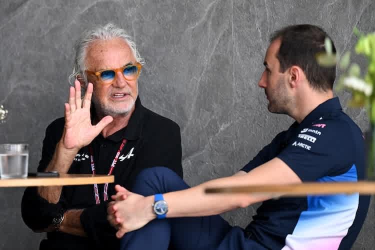 Flavio Briatore und Oliver Oakes