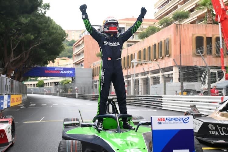 Sébastien Buemi feierte in Monte Carlo den Sieg im zweiten Formel-E-Lauf