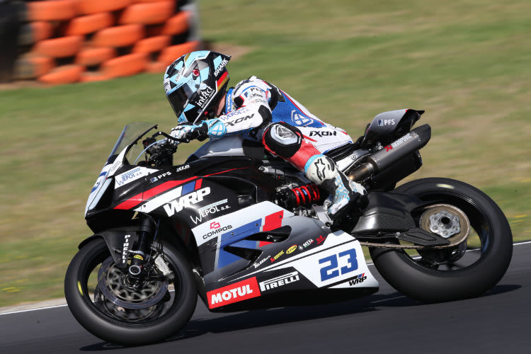 Marcel Schrötter auf der WRP-Ducati