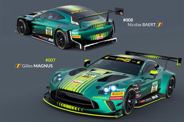 Comtoyou Racing startet mit zwei Aston Martin in der DTM