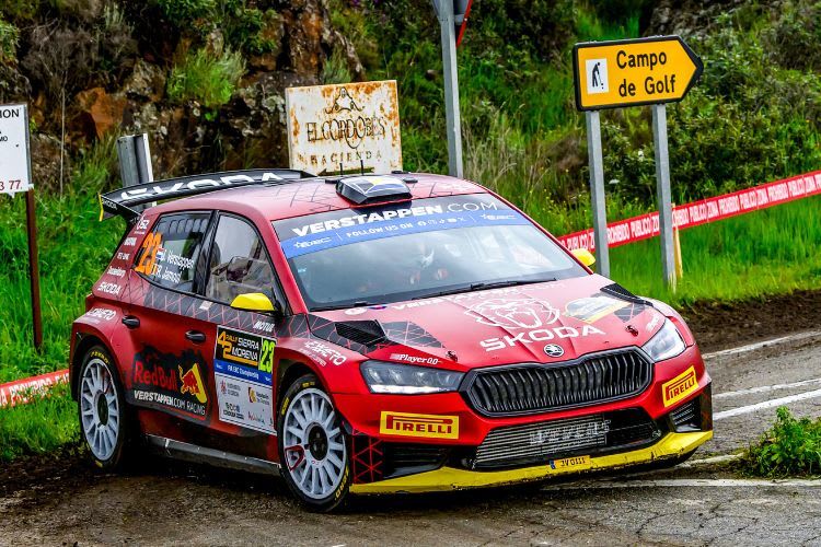 Gelungenes Rallye-EM-Debut: Jos Verstappen lies bei der Rallye Sierra Morena aufhorchen.